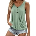 thumbnail image 1 of LSLJS Fashion Women Sleeveless Garment Comfortable Breathable Round-Neck Blouses Tops, Womens Tank Tops, 1 of 6