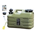 thumbnail image 3 of tamizeot Contenant Portable d'Urgence pour Stockage d'Eau, Randonnée, Seau de Boisson avec Robinet à Bec, Boissons Inodore Vert 34x15x24cm 11L, 3 of 5