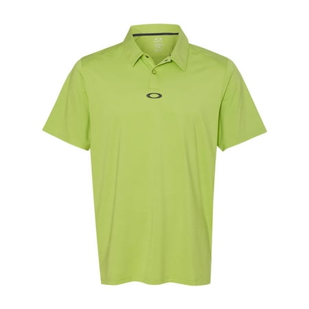 Oakley 432952 Men's Newlyn Heathered Polo - Lime Green - Medium