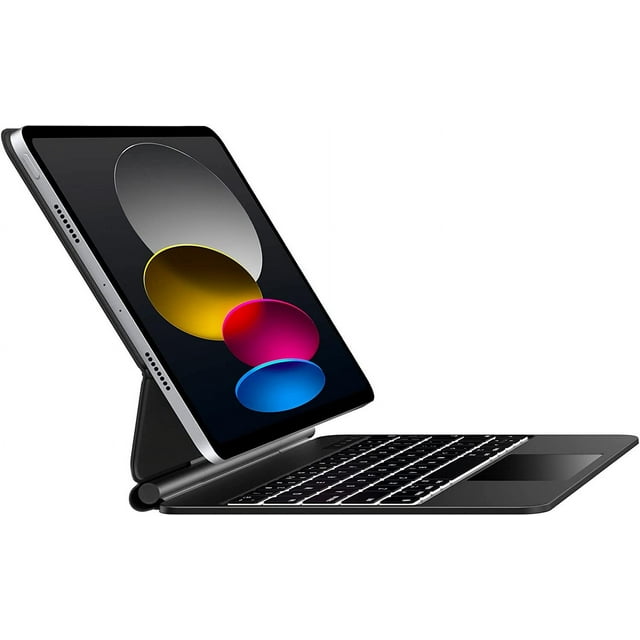 CHOK Étui Clavier Mince Magnétique Rétroéclairé pour iPad 10e Génération (10,9 Po 2022) - Couverture Sans Fil avec Clavier et Pavé Tactile Multi‐touche Compatible avec Apple iPad 10e Gén 10,9