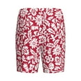 thumbnail image 5 of Fotbe Red Flowers Pajama Shorts for Men, Men's Pajama Bottoms, Sleepwear,Short Pajama Pants-X-Large, 5 of 9