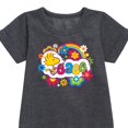 thumbnail image 2 of Peanuts - Peace Floral & Colorful Woodstock - Toddler & Youth Girls Fleece Dress, 2 of 5