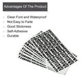 thumbnail image 4 of Self Adhesive Vinyl Letter Stickers Black 0.5 Inch 208 Count/Sheet,12 Pack, 4 of 5