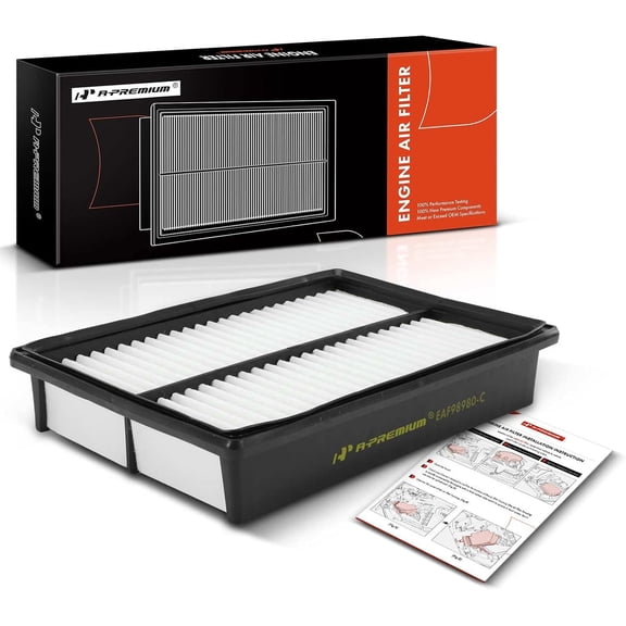 A-Premium Engine Air Filter Compatible with Mazda 3 2004-2013, 3 Sport 2009-2013, 5 2006-2010 2012-2017, 2.0L 2.3L 2.5L