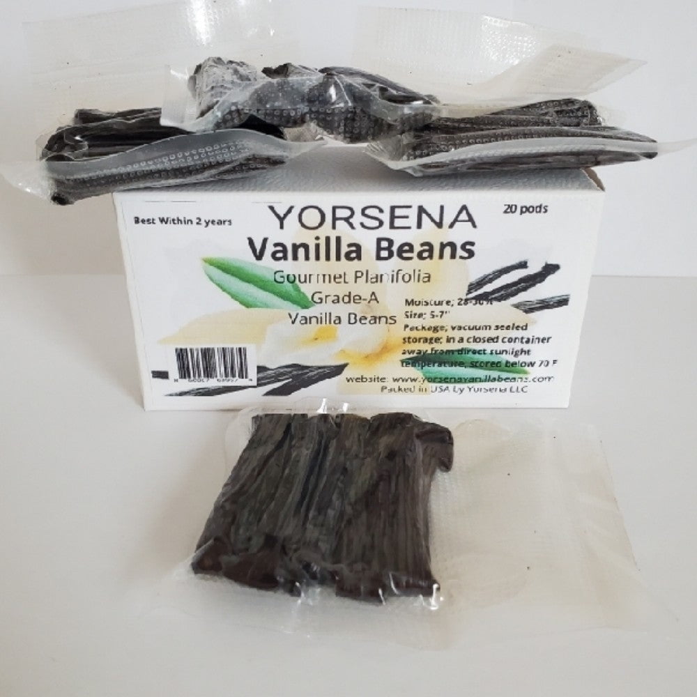 Madagascar Vanilla Beans Grade A , planifolia 20 pods
