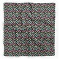 thumbnail image 1 of Bimba Black Colorful Pure Silk Printed Scarf Dupatta Head Neck Wrap Bandanas For Women 40 x 80 Inches, 1 of 6