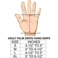 thumbnail image 2 of PUSH Athletic Adult Hand Grips Cross Fit, WOD, Gymnastics (Blue/Black/Large), 2 of 2