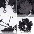 thumbnail image 6 of Vikakiooze Halloween Decorations Indoor New Black Halloween Decoration Halloween Home Interior Simulation Halloween Maple Leaf, 6 of 6