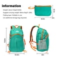 thumbnail image 3 of Ultra - Light Foldable Outdoor Backpack: Large - Capacity for Hiking, Cycling & More, 3 of 7