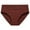 Brown, variant on Women's Underwear Breathable Soft Nylon Seamless Full Coverage Modern Brief Panties