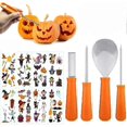 thumbnail image 1 of Pumpkin Carving Kit 4PCS Pumpkin Carving Kit Stainless Steel Pumpkin Carving Tools, 1 of 3
