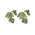 thumbnail image 2 of BemeyourBBs Toddler Baby Boy Two Piece Swimsuit with Hat Infant Boy Bathing Suit Long Sleeve Rash Guard Swimwear Summer Beachwear Lobster Crab Deer Hunting Print Zipper Top Swimming Trunks Shorts Set, 2 of 9