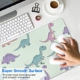 thumbnail image 4 of Long Mouse Pads for Desk,Colorful Dinosaur Assortment Pattern Desk Mats on Top Of Desks, Desk Mouse Pad Extra Large with 3mm Non-Slip Base and Stitched Edge for Gaming,Office,Work,Home 31.5"x11.8", 4 of 6