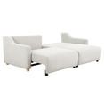 thumbnail image 4 of Serta Giles Modern Style Convertible Sofa, Cream Fabric, 4 of 8