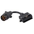 thumbnail image 3 of Conector adaptador de enchufe de remolque, barra de remolque de hoja plana de 7 vías, UE, 7 vías, AU, 3 of 8