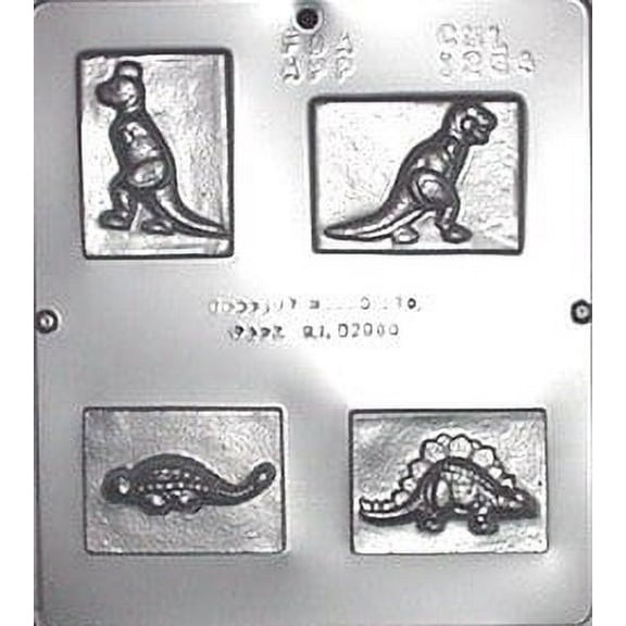 1264 Dinosaur Assortment Chocolate Candy Mold