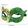 thumbnail image 3 of Mardi For Men Golden And Green For Party Women Masquerade Party Accessory Little Beauty Eye Painted Gold Half Face High Grade Prom Party Decoration, 3 of 4