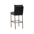 thumbnail image 5 of Home Square Paige 30" Barstool with Brass Iron Legs in Black - Set of 3, 5 of 5