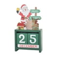 thumbnail image 3 of VOTRUDI Wooden Calendar Ornaments,Christmas Decor Clearance,Desktop Christmas Decorations,Christmas Indoor Decor for Room Office Tabletop,Green, 3 of 6