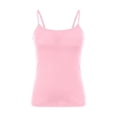 thumbnail image 3 of GZWYHT Camisole Tops For Women,Crew Neck Satin Tank Top Silk Tank Tops For Women Basic Tank Tops For Women Undershirts For Women White Spaghetti Strap Tank Top Pink 6XL, 3 of 5