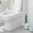 thumbnail image 2 of Toilet Brush and Holder Set with Drip Tray | Toilet Bowl Brush & Toilet Bowl Cleaner Brush Combo | Bathroom Cleaning Organizer | Strong Bristles | Easy Maintenance | Xuniizn, 2 of 9