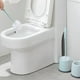 thumbnail image 1 of Cepillo de baño para esquina muerta, cepillo de limpieza de baño, mango largo, montado en la pared, azul, 1 of 8