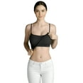 thumbnail image 2 of Emmalise 8 Pack Women’s Light Support Stretch Camisoles Black Foundation Collection-L, 2 of 6