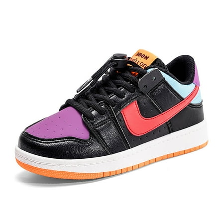 

Engtoy Little Big Kids Fashion Sneakers High-Top Adjustable Strap Walking Shoes