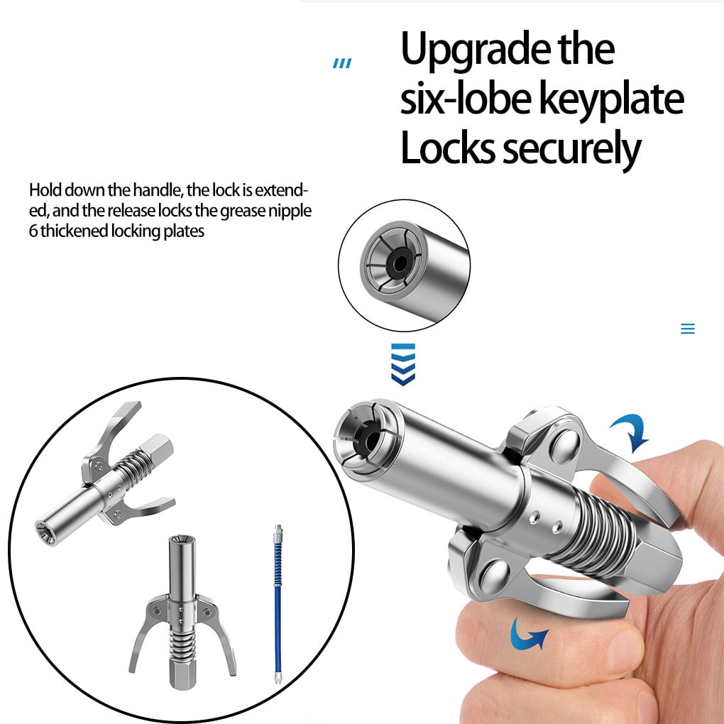 VONKY Manual Tool Coupler Detachable 690Bar Dual Handle Rubber