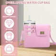 thumbnail image 3 of Purse Bottle Holder Bag with Strap, Crossbody Water Bottle Storage Bag with Phone Pocket, Shoulder Tumbler Carrier, 3 of 9