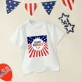 thumbnail image 2 of Coerni Toddler Kids Independence Day Tops 4th of July Cotton Print T Shirts for Girls Boys Unisex Summer Clothing, 2 of 9