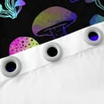 thumbnail image 5 of Watercolor Mushroom 30%-50% Blackout Curtains,Magical Gradient Glowing Mushrooms Window Treatments,Botanical Plant Curtains & Drapes, 5 of 6