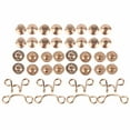 thumbnail image 2 of Metal Button, Reusable Removable Pant Buttons Convenient Practical Beautiful Simple  For Maternity Pants For Skirts For Pants, 2 of 8