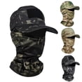 thumbnail image 3 of Casquette de Baseball avec Capuche de Visage, Chapeaux de Soleil Ajustables pour Cyclisme, Camping, Randonnée, Alpinisme, Protection Solaire, Type 7 1Ensemble, 3 of 6