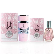 Yara 100ml (3.4 oz) by Lattafa & Yara Mini 50ml (1.7 oz) by Ard Al Zaafaran - Eau de Parfum Sprays (Bundle)