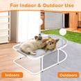 thumbnail image 4 of Qiyester Independent Elevated Cat Bed Summer Breathable Mesh Fabric Detachable Washable Cat Bed Off-the-Ground Moisture-Proof, Suitable for Pets, Grey, 4 of 8