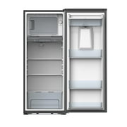 Galanz 6.5 Cu Ft Compact Refrigerator with Water Dispenser – Single Door Mini Fridge, Stainless Steel Look, ENERGY STAR