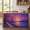 Purple, variant on Purple Tree Cabinet Curtains 10" W x 11" L, Sunset Lakeside Path Mountains Water Ripples Under-Desk Privacy Dust Proof Drape Dishwasher Curtain Sink Skirt for Kitchen Closet Bathroom Laundry