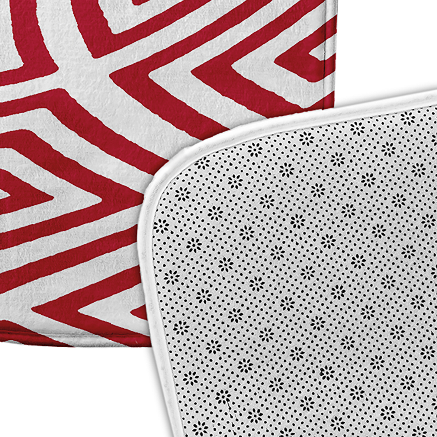 Simply Daisy Geometric Pet Feeding Mat for Dogs and Cats