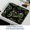 thumbnail image 6 of Motorcycle Square Gaming Mouse Pad Desk Mat, 8.3x9.8 Inch, Non-Slip Rubber Bottom, Printed, Suitable for Office and Gaming, 6 of 6