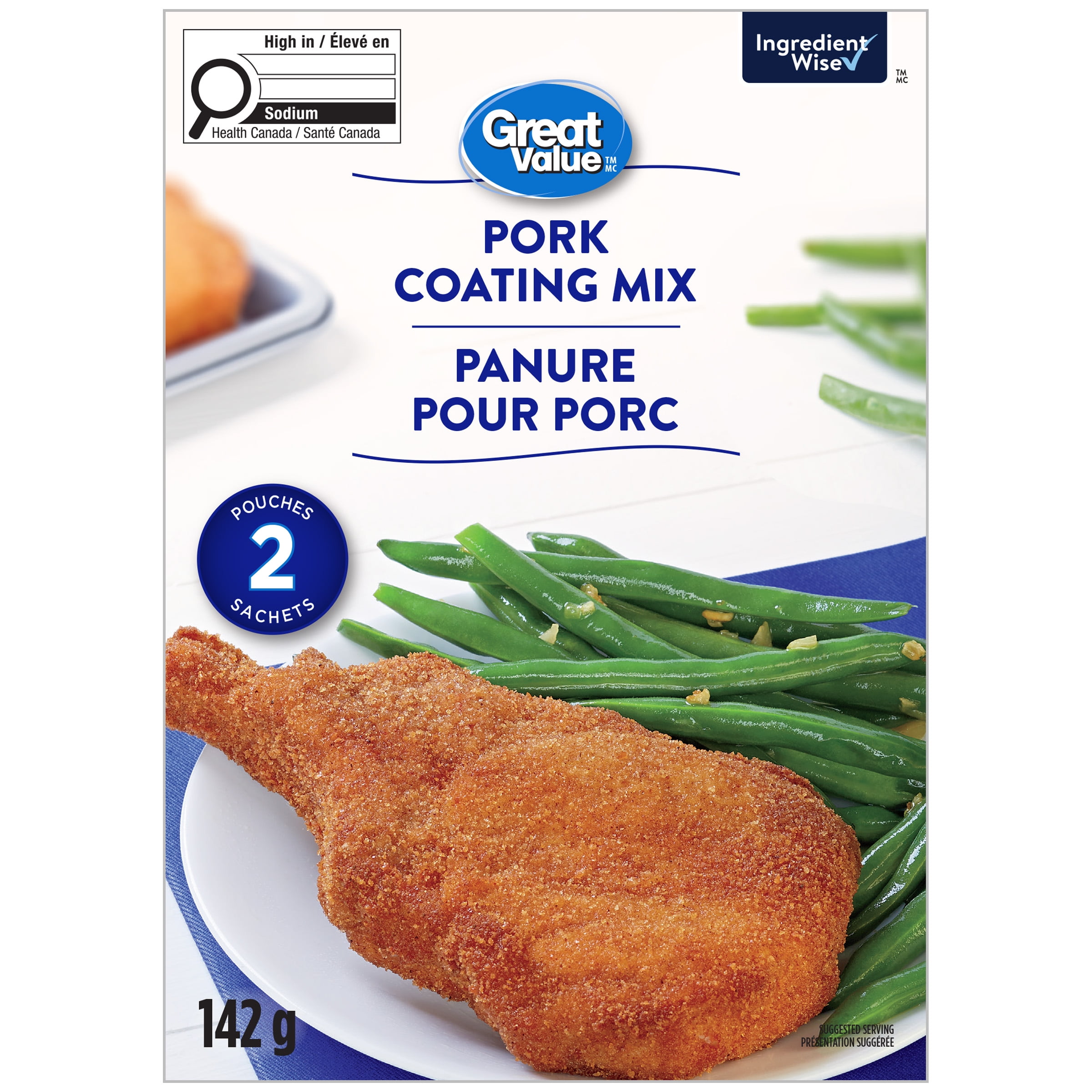 Great Value Pork Coating Mix, 2 Pouches