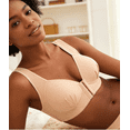 thumbnail image 4 of Cavosen Cotton Bras for Women Wireless Bras Push Up Full Coverage Lightly Padded Stretch Bralettes Wide Straps Soft Tshirt Everyday Underwear, 4 of 7