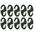 thumbnail image 3 of 10pcs S Shaped 8 Shaped Snap Keychain Hook Clip Outdoor Molle Backpack Quick Release BuckleMilitary Green, 3 of 14