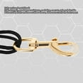 thumbnail image 4 of Saxophone Strap,Metal Swivel Snap Hook Leather Saxophone Neck Strap for Alto Tenor Saxophone, 4 of 7