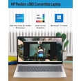 thumbnail image 2 of HP 2023 Newest Envy 2-in-1 Laptop, 14" FHD Touchscreen, 13th Gen Intel Core i5-1335U (Beats i7-1270P), 8GB RAM, 1TB SSD, Intel Iris Xe Graphics, Wi-Fi 6E, Fingerprint, Win 11 Home, 2 of 5