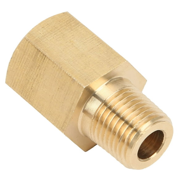 1/8 NPT Plug, Long Service Life Oil Pressure Adapter CNC Machining Brass Convenient To Use For Auto Accessories