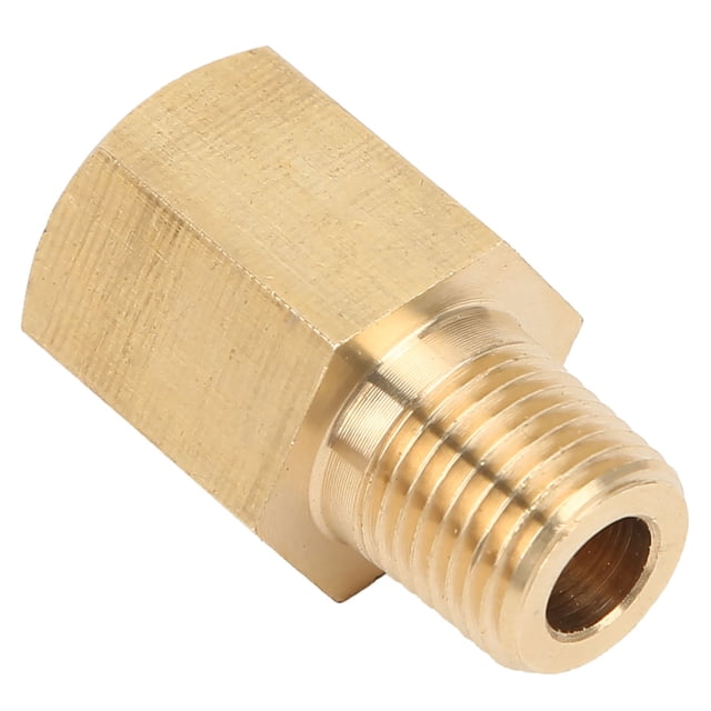 1/8 NPT Plug, High Reliability CNC Machining Brass Long Service Life Oil Pressure Adapter Professional Design For Auto Accessories
