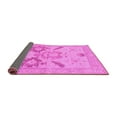 thumbnail image 2 of Ahgly Company Indoor Round Oriental Pink Traditional Area Rugs, 3' Round, 2 of 4