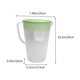 thumbnail image 3 of Enfriador de agua para refrigerador de 2 L | Jarra de agua fría de plástico de gran capacidad con filtro | Material de grado alimenticio | Resistente a altas temperaturas | Mango ergonómico, 3 of 5