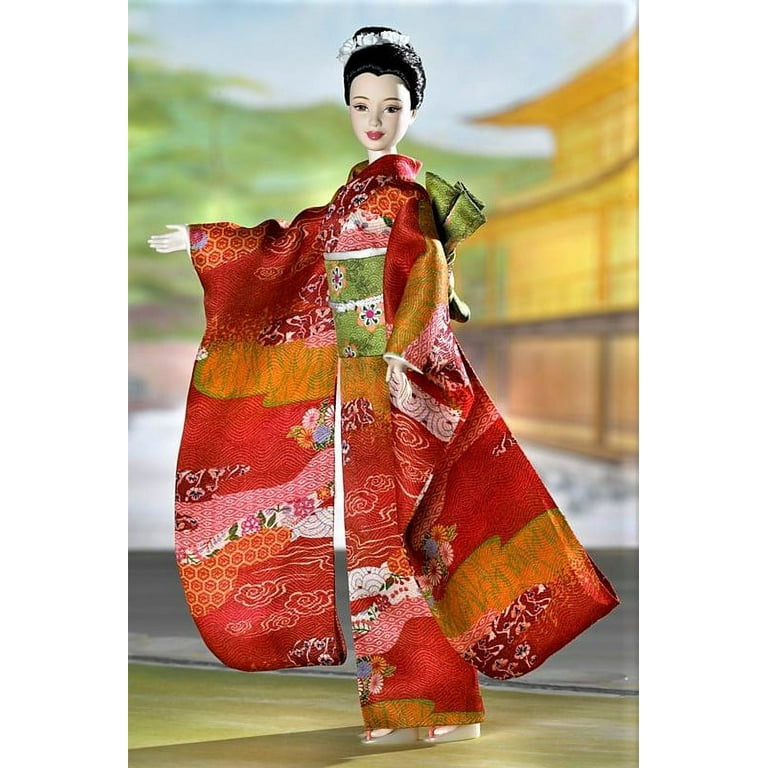 Barbie, Dolls of the World, Princess of Japan, Kimono Floral Obi